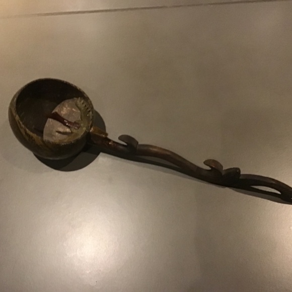 Thai Decorative Coconut Shell Ladle - Picture 2 of 5